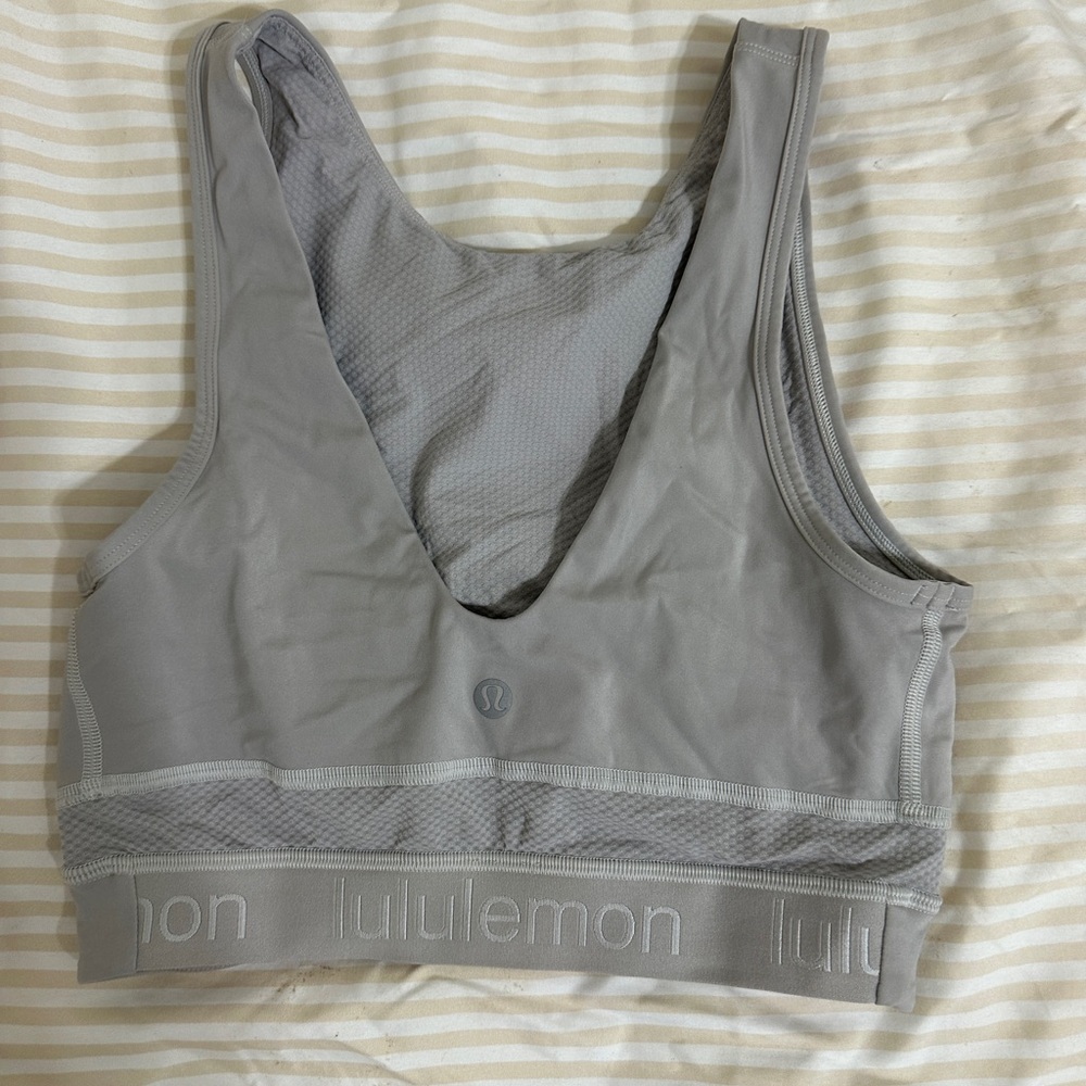 lululemon athletica Gray Sports Bra